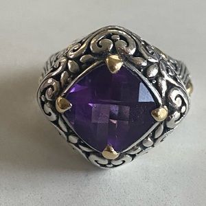 Bali amethyst ring